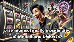 มารยาทในการบริการ สิ่งที่ควรหลีกเลี่ยงเมื่อติดต่อทีมงาน Ufabet747-5