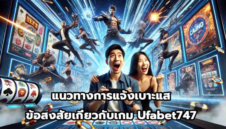แนวทางการแจ้งเบาะแสและข้อสงสัยเกี่ยวกับเกม Ufabet747-1